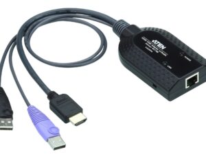 Aten KA7188 USB HDMI Virtual Media KVM Adapter (Support Smart Card Reader and Audio De-Embedder)