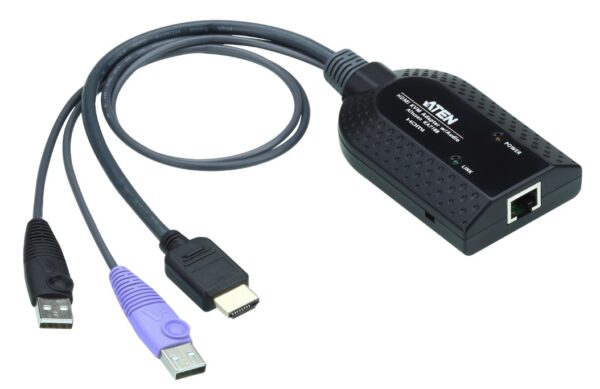 Aten KA7188 USB HDMI Virtual Media KVM Adapter (Support Smart Card Reader and Audio De-Embedder)
