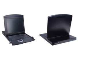 Nexis ML1704 17" LCD CONSOLE with 4-PORT KVM SWITCH (VGA/USB) & 4pcs 1.8m kvm cable