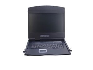 Nexis ML1904 19" LCD CONSOLE with 4-PORT KVM SWITCH (VGA/USB) & 4pcs 1.8m kvm cable