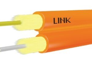 Link UFC5202LSZH F.O. Zipcord 3.0 mm. 2 Core, MM 50/125m m, LSZH-FR, OM2 , Grey