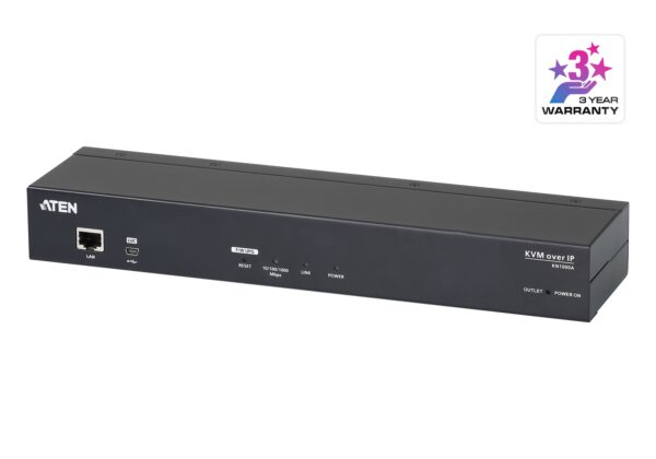 Aten KN1000A Single Port KVM over IP Switch with Single Port Power Switch