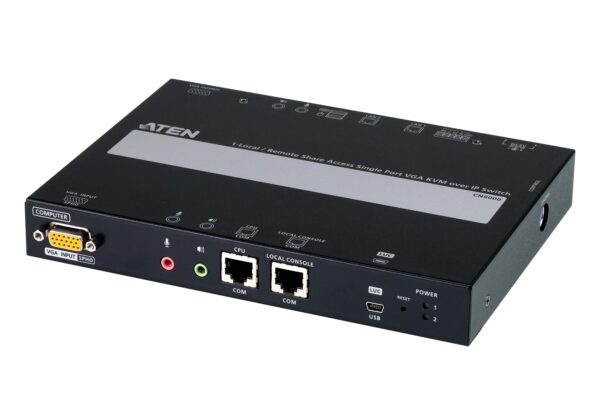 6382.jpg Aten CN9000 1-Local/Remote Share Access Single Port VGA KVM over IP Switch