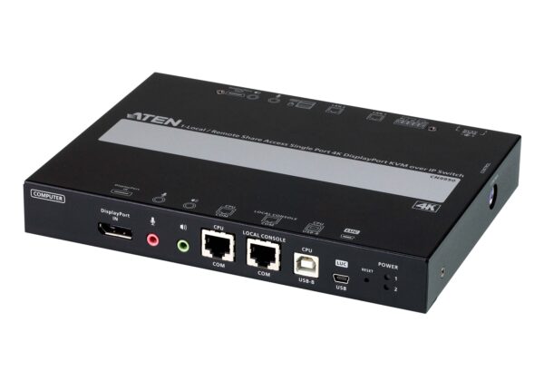 6388.jpg Aten CN9950 1-Local/Remote Share Access Single Port 4K DisplayPort KVM over IP Switch