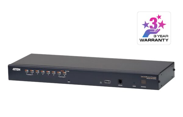 Aten KH1508Ai 1-Local/Remote Shared Access 8-Port Multi-Interface Cat 5 KVM over IP Switch