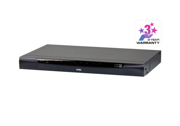 Aten KN1108VA 1-Local/1-Remote Access 8-Port Cat 5 KVM over IP Switch with Virtual Media (1920 x 1200)