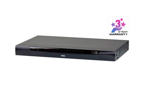 Aten KN1116VA 1-Local/1-Remote Access 16-Port Cat 5 KVM over IP Switch with Virtual Media (1920 x 1200)