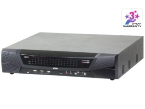 6459.jpg Aten KN4164V 1-Local/4-Remote Access 64-Port Multi-Interface Cat 5 KVM over IP Switch