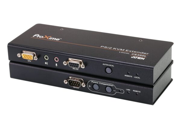 Aten CE350 PS/2 VGA/Audio Cat 5 KVM Extender (1600 x 1200)