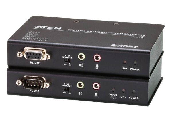 Aten CE611 Mini USB DVI HDBaseT™ KVM Extender (1920 x 1200)