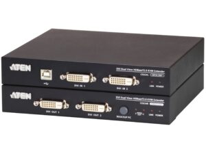 6619.jpg Aten CE624 USB DVI Dual View HDBaseT™ 2.0 KVM Extender (1920 x 1200)