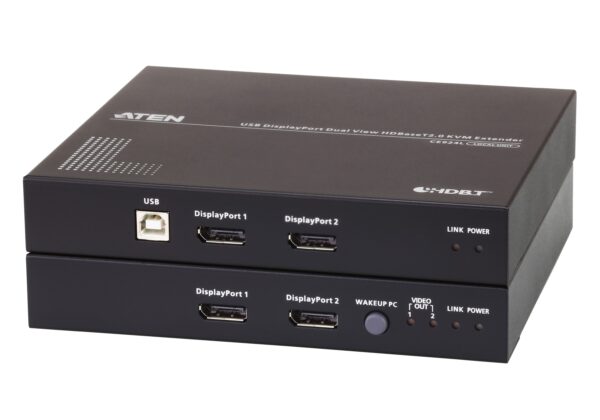 Aten CE924 USB DisplayPort Dual View HDBaseT™ 2.0 KVM Extender