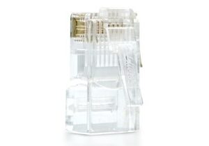 Link US-1001 CAT 5E RJ45 PLUG (ตัวผู้), สีใส High Performance (HP) สีใส