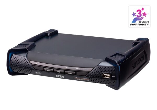 6968.jpg Aten KE6900AR DVI-I Single Display KVM over IP Receiver