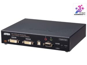 6974.jpg Aten KE6940AIT DVI-I Dual Display KVM over IP Transmitter with Internet Access