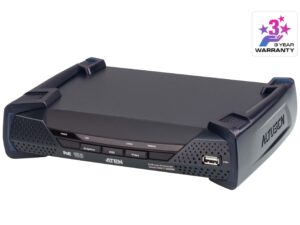 6992.jpg Aten KE6912R 2K DVI-D Dual Link KVM over IP Receiver with PoE