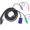 Aten 2L-1701P 1.8M PS/2 KVM Cable with Audio