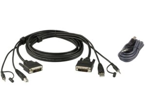 Aten 2L-7D02UDX2 1.8M USB DVI-D Dual Link Secure KVM Cable Kit