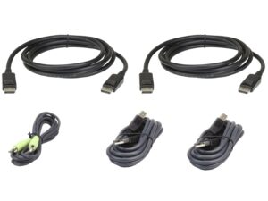 Aten 2L-7D03UDPX5 3M USB DisplayPort Dual Display Secure KVM Cable Kit