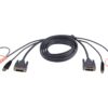 Aten 2L-7D03UI 3M USB DVI-I Single Link KVM Cable
