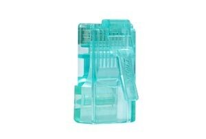 Link US-1051-3 CAT 5E RJ45 PLUG (ตัวผู้), สีCrystal High Performance (HP) สีเขียว