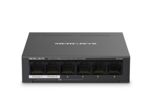7162.jpg Mercusys MS106LP 6-Port 10/100Mbps Desktop Switch with 4-Port PoE+