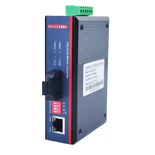 7191.jpg Bellcomms BC-2016SC 1 Ports SC 100M To 1 Port 10/100M PoE Unmanage