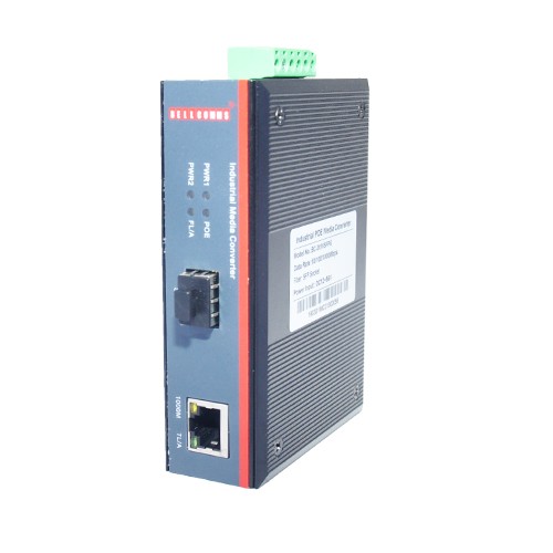 Bellcomms BC-2016SFPG 1-PORT, RJ45 POE 1000M TO 1-PORT SFP 1.25G UPLINK, SWITCH INDUSTRIAL