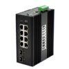 Bellcomms BC-44228 8-PORT, RJ45 POE 1000M TO 2-PORT SFP 1.25G/155M UPLINK, SWITCH INDUSTRIAL LAYER-2