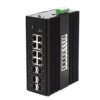 Bellcomms BC-44268 8-PORT, RJ45 1000M TO 6-PORT SFP 1.25G/155M UPLINK, SWITCH INDUSTRIAL LAYER-2