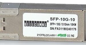 Bellcomms SFP-10G-10 1-PORT, LC-DUPLEX 10G SM 1310NM 10KM(OS2), SFP+ MODULE