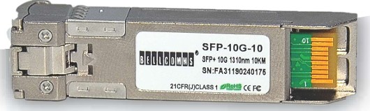 7250.jpg Bellcomms SFP-10G-10 1-PORT, LC-DUPLEX 10G SM 1310NM 10KM(OS2), SFP+ MODULE