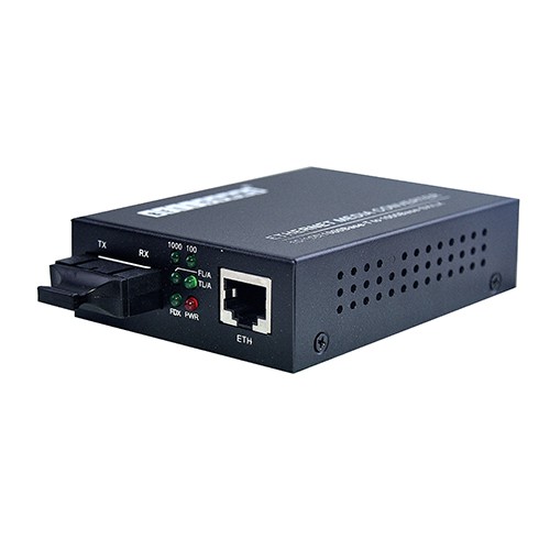 Bellcomms CTG-SC0220 1-PORT RJ45 1000M TO 1-PORT SC-DUPLEX 1.25G SM 1310NM, 20KM(OS2)/2KM(OM2)