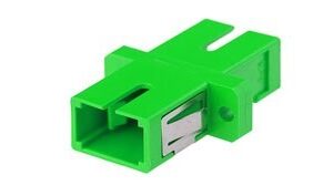 Link UF-0055SM/APC SC SIMPLEX ADAPTER,APC SM, Ceramic Sleeve Green Housing