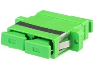 Link UF-0066SM/APC SC/APC DUPLEX ADAPTER,SC/APC, Ceramic Sleeve Green Housing