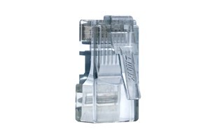 Link US-1051-6 CAT 5E RJ45 PLUG (ตัวผู้), สีCrystal High Performance (HP) สีดำ