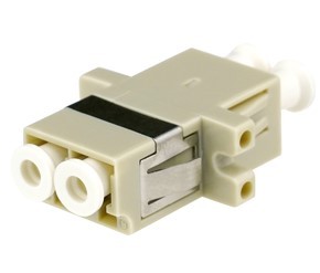 Link UF-0022D LC DUPLEX ADAPTER MM, PB Sleeve Ivory Housing