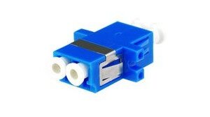 776.jpg Link UF-0022DXG LC DUPLEX ADAPTER XG, Ceramic Sleeve Aqua Housing