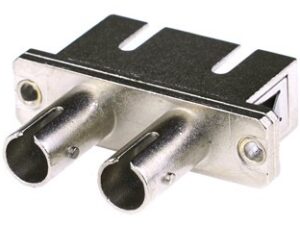 Link UF-H046 ST to SC DUPLEX HYBRID ADAPTER SM, Ceramic Sleeve Metal Housing