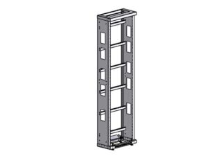 ETSI-1922 19" TELECOM OPEN RACK 45U (2200Hx552Wx300D mm.)