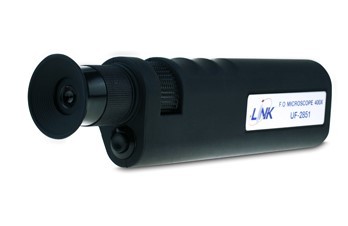 Link UF-2851 F.O. MICROSCOPE 400X w/ST,SC,FC & LC adapter