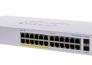 Cisco CBS110-24PP-EU 24 Port 10x100x1000 Mbps, 2 SFP, PoE 12 Port Partial 100W, Rack mount