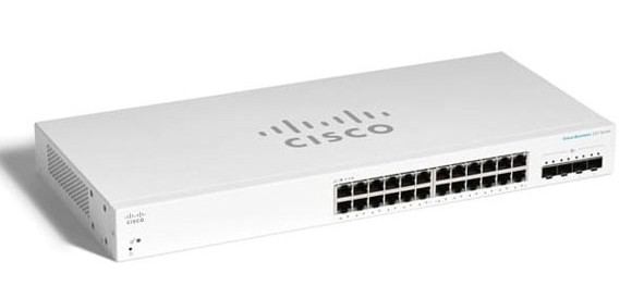 Cisco CBS220-24T-4G-EU Smart Gigabit Switch L2 Managed 24 Port 10x100x1000, 4x1G SFP