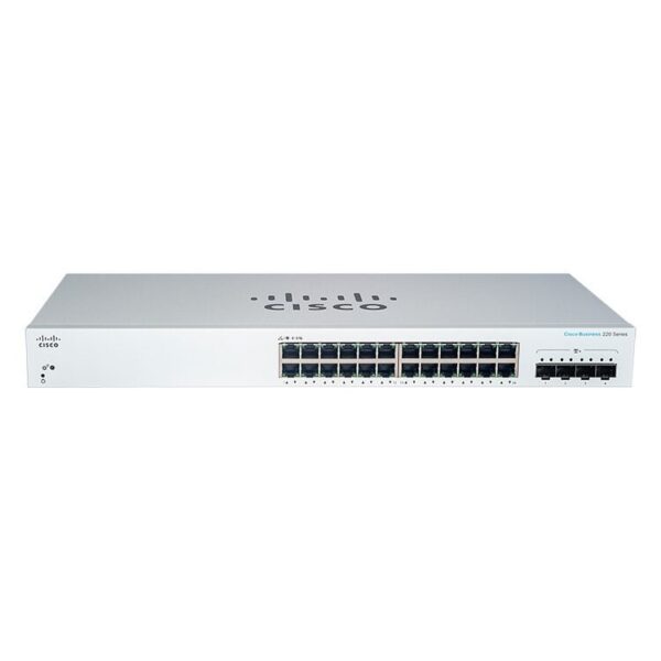 Cisco CBS220-24T-4X-EU Smart 24-port GE, 4x10G SFP+