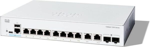 Cisco C1200-8T-E-2G Catalyst 1200 8-port GE, Ext PS, 2x1G Combo