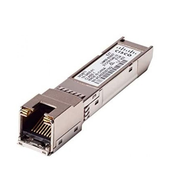 8491.jpg Cisco MGBT1 Gigabit Ethernet 1000 Base-T Mini-GBIC SFP Transceiver