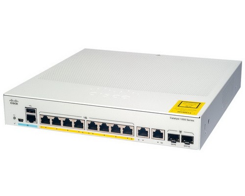 8535.jpg Cisco C1000-8FP-2G-L Catalyst 1000 8port GE, Full POE, 2x1G SFP