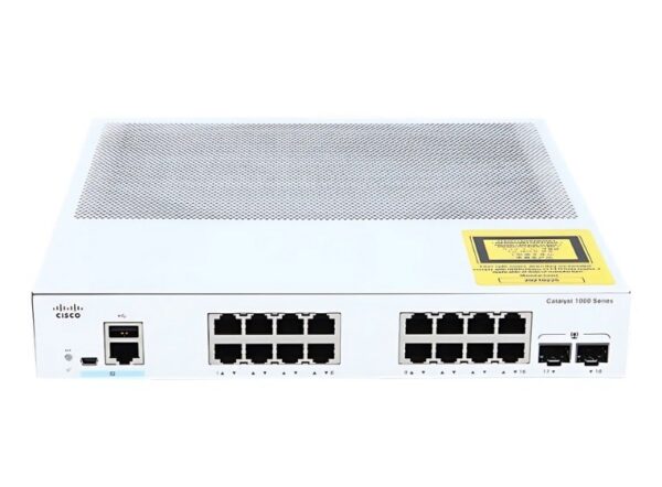 Cisco C1000-16T-E-2G-L Catalyst 1000 16port GE, Ext PS, 2x1G SFP