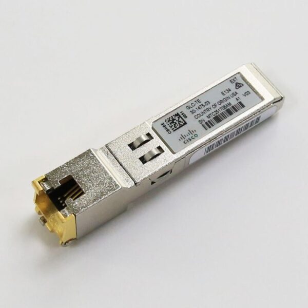 8655.jpg Cisco GLC-TE 1000BASE-T SFP transceiver module for Category 5 copper wire