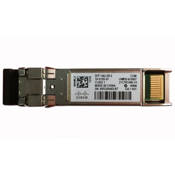 8665.jpg Cisco SFP-10G-SR-S 10GBASE-SR SFP Module, Enterprise-Class
